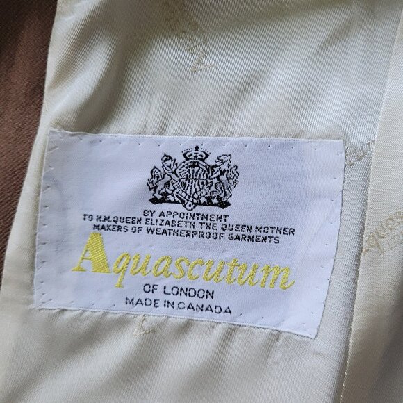 Vintage Aquascutum Camel Blazer, sz XS - Picture 4 of 17